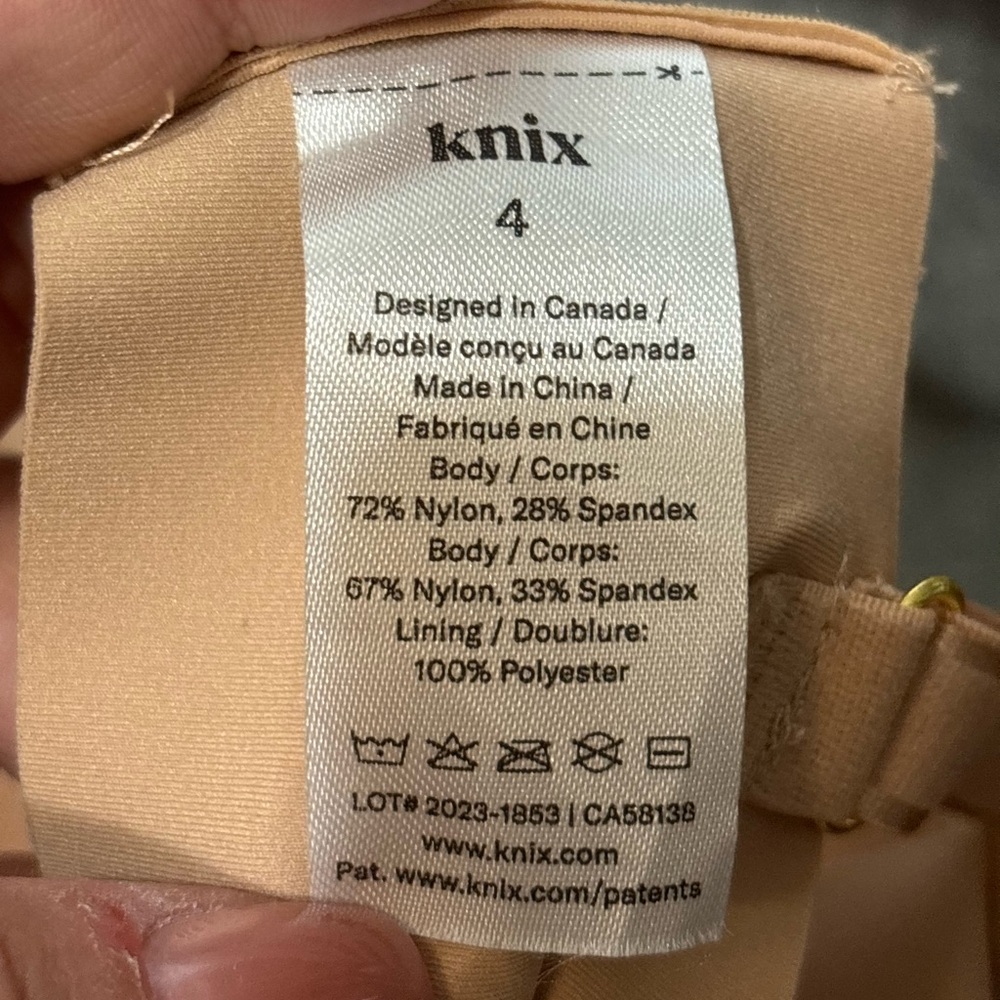 KNIX NWT Wingwoman Bra in Sand - Picture 10 of 10